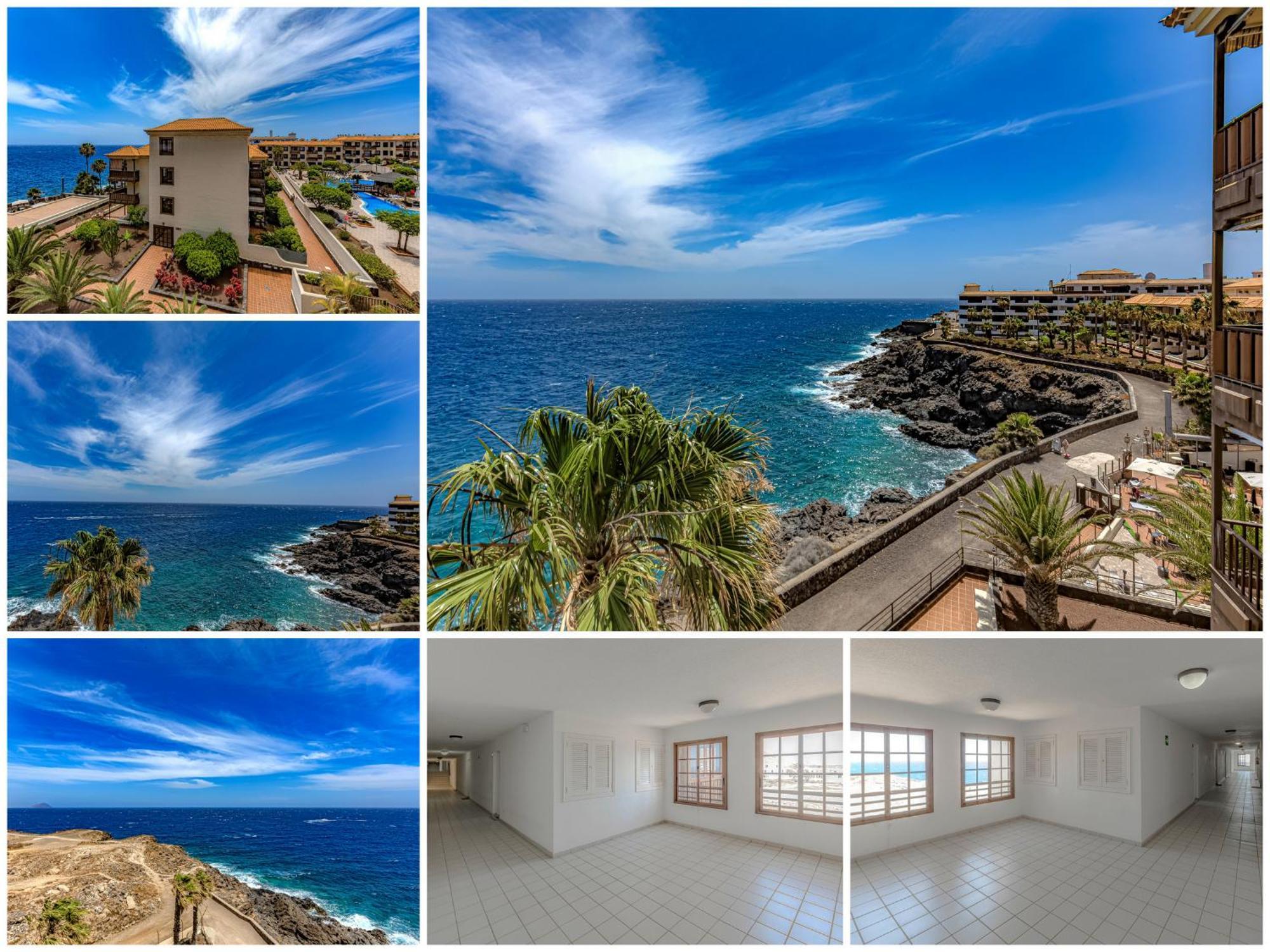 Atlantis 3 One Bedroom, Sea Front, In Complex With Pool Costa del Silencio Exterior foto